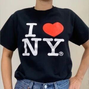 I ❤️ N Y | NWOT Black and White Graphic Short Sleeve Tee size S